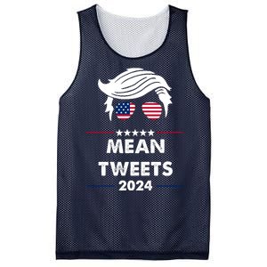 Mean Tweets 2024 Pro Trump Mesh Reversible Basketball Jersey Tank