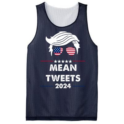 Mean Tweets 2024 Pro Trump Mesh Reversible Basketball Jersey Tank