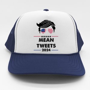 Mean Tweets 2024 Pro Trump Trucker Hat