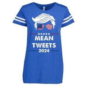 Mean Tweets 2024 Pro Trump Enza Ladies Jersey Football T-Shirt