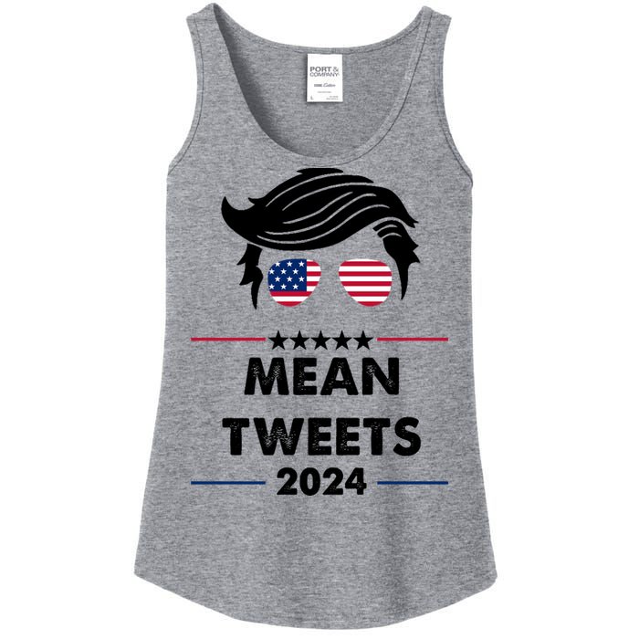 Mean Tweets 2024 Pro Trump Ladies Essential Tank