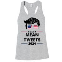 Mean Tweets 2024 Pro Trump Women's Racerback Tank