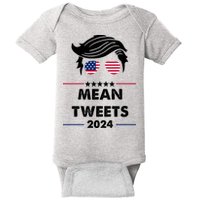 Mean Tweets 2024 Pro Trump Baby Bodysuit