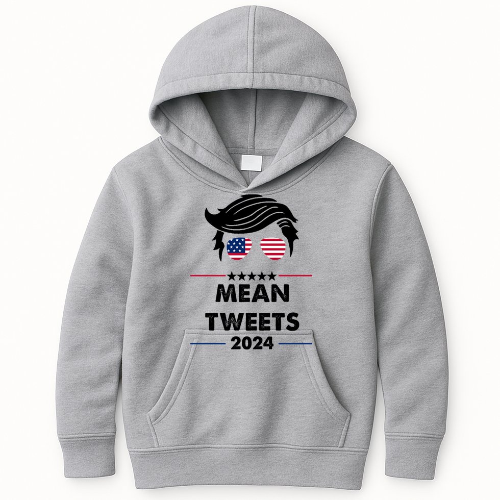 Mean Tweets 2024 Pro Trump Kids Hoodie