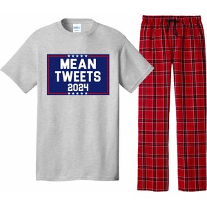 Mean Tweets 2024 Pro Trump Election Pajama Set