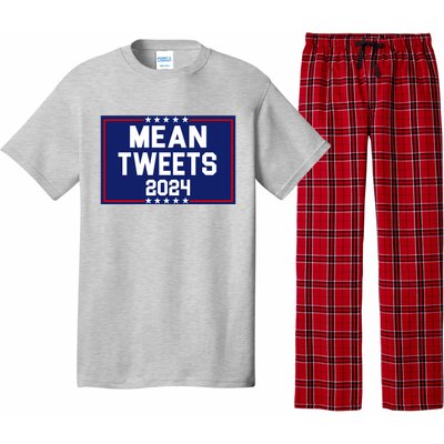 Mean Tweets 2024 Pro Trump Election Pajama Set