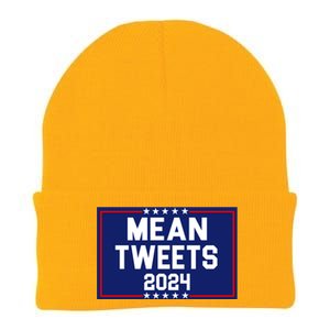 Mean Tweets 2024 Pro Trump Election Knit Cap Winter Beanie