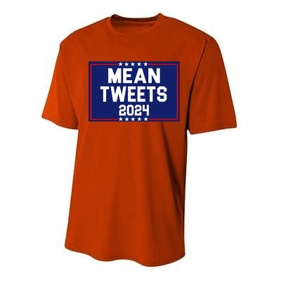 Mean Tweets 2024 Pro Trump Election Performance Sprint T-Shirt