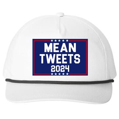 Mean Tweets 2024 Pro Trump Election Snapback Five-Panel Rope Hat