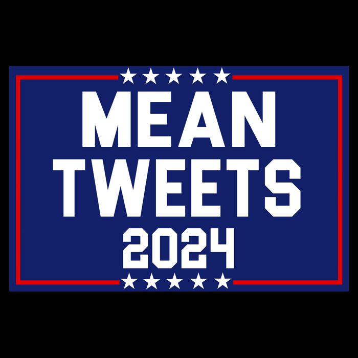Mean Tweets 2024 Pro Trump Election Drawstring Bag