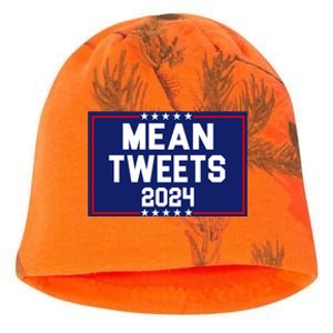 Mean Tweets 2024 Pro Trump Election Kati - Camo Knit Beanie