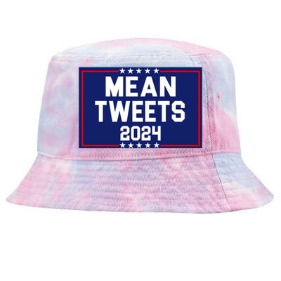 Mean Tweets 2024 Pro Trump Election Tie-Dyed Bucket Hat