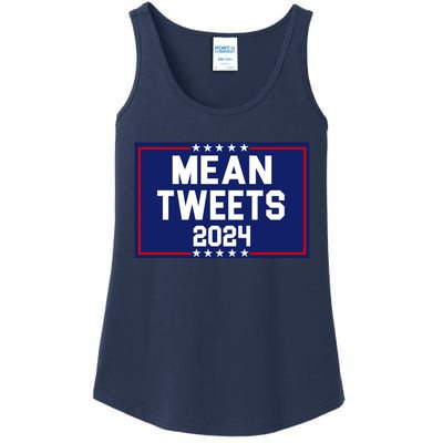 Mean Tweets 2024 Pro Trump Election Ladies Essential Tank