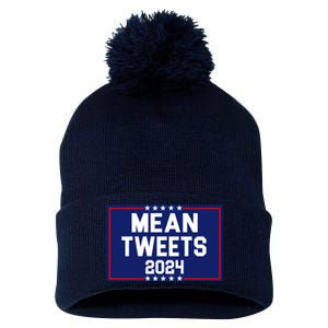 Mean Tweets 2024 Pro Trump Election Pom Pom 12in Knit Beanie