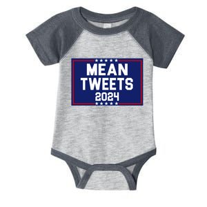 Mean Tweets 2024 Pro Trump Election Infant Baby Jersey Bodysuit