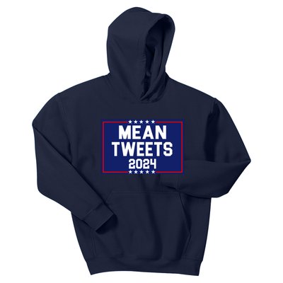 Mean Tweets 2024 Pro Trump Election Kids Hoodie