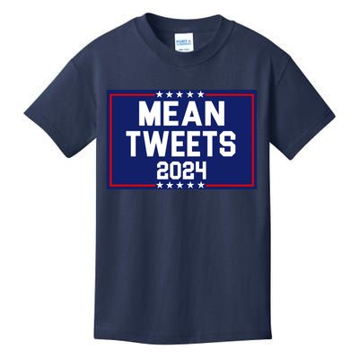 Mean Tweets 2024 Pro Trump Election Kids T-Shirt