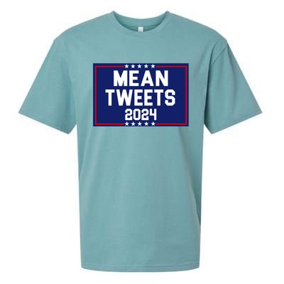 Mean Tweets 2024 Pro Trump Election Sueded Cloud Jersey T-Shirt