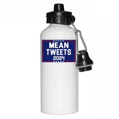 Mean Tweets 2024 Pro Trump Election Aluminum Water Bottle