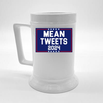 Mean Tweets 2024 Pro Trump Election Beer Stein