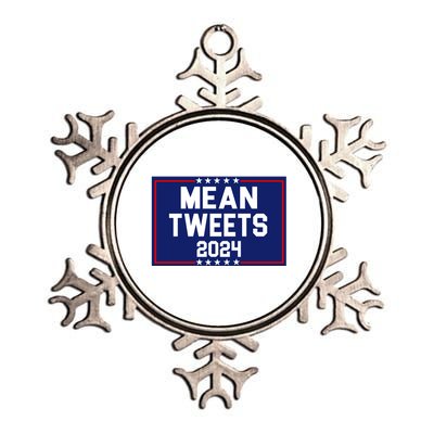 Mean Tweets 2024 Pro Trump Election Metallic Star Ornament