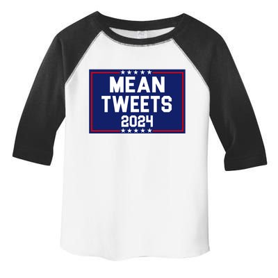 Mean Tweets 2024 Pro Trump Election Toddler Fine Jersey T-Shirt