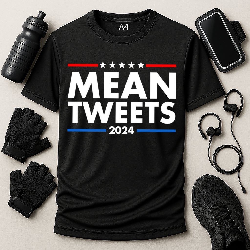 Mean Tweets Trump Election 2024 Cooling Performance Crew T-Shirt