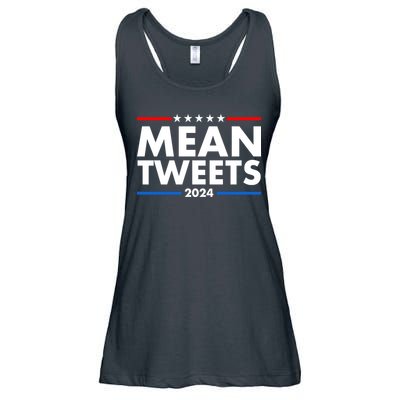 Mean Tweets Trump Election 2024 Ladies Essential Flowy Tank