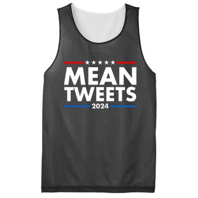 Mean Tweets Trump Election 2024 Mesh Reversible Basketball Jersey Tank