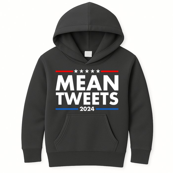 Mean Tweets Trump Election 2024 Kids Hoodie