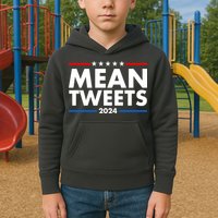Mean Tweets Trump Election 2024 Kids Hoodie