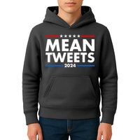 Mean Tweets Trump Election 2024 Kids Hoodie