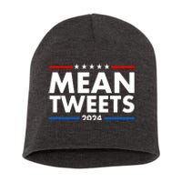 Mean Tweets Trump Election 2024 Short Acrylic Beanie