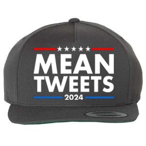 Mean Tweets Trump Election 2024 Wool Snapback Cap