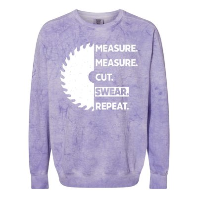 Measure Measure Cut Swear Colorblast Crewneck Sweatshirt