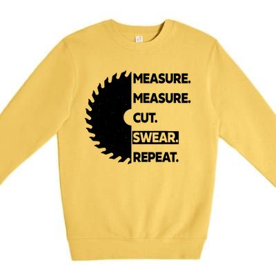 Measure Measure Cut Swear Premium Crewneck Sweatshirt