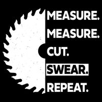 Measure Measure Cut Swear City Backpack