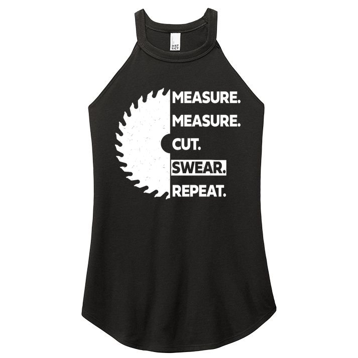 Measure Measure Cut Swear Women's Perfect Tri Rocker Tank