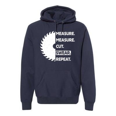 Measure Measure Cut Swear Premium Hoodie