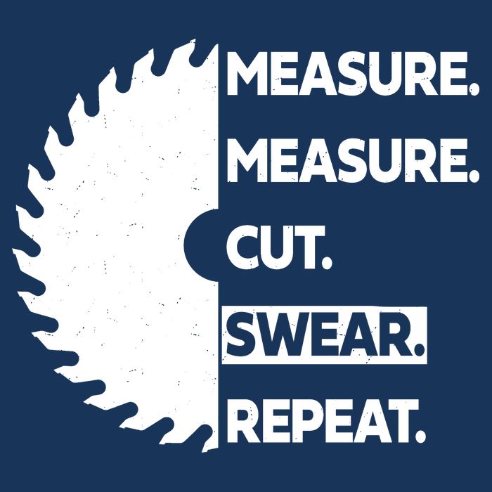 Measure Measure Cut Swear 25L Jumbo Tote