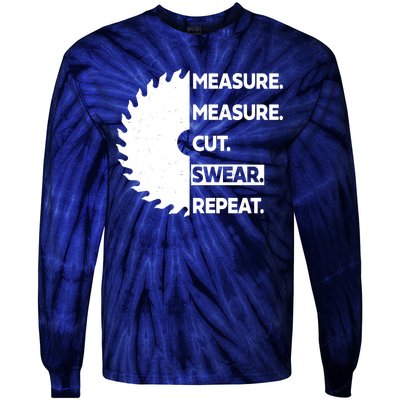 Measure Measure Cut Swear Tie-Dye Long Sleeve Shirt