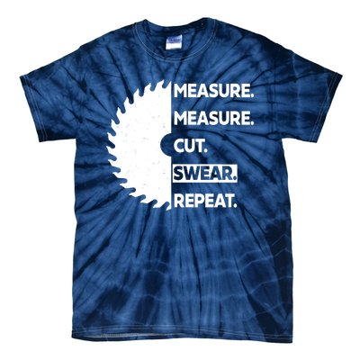 Measure Measure Cut Swear Tie-Dye T-Shirt