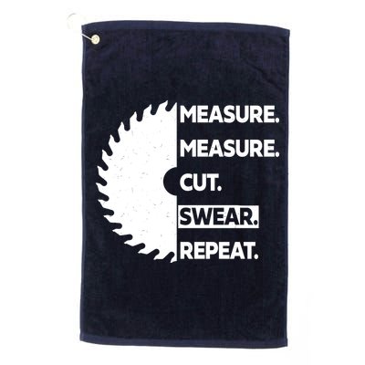 Measure Measure Cut Swear Golf Towel