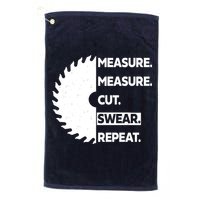 Measure Measure Cut Swear Golf Towel