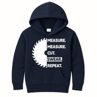 Measure Measure Cut Swear Kids Hoodie