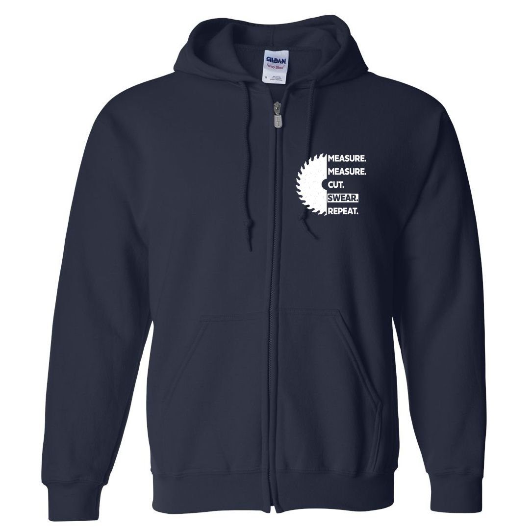 Measure Measure Cut Swear Full Zip Hoodie