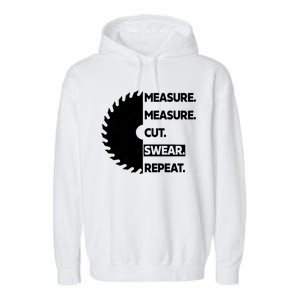 Measure Measure Cut Swear Garment-Dyed Fleece Hoodie