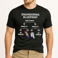 My Engineering Blueprint Funny Engineer TShirt Performance Shirt