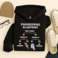 My Engineering Blueprint Funny Engineer TShirt Hoodie
