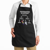 My Engineering Blueprint Funny Engineer TShirt Apron